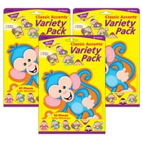 Majmuni u boji klasični akcenti sorta paketa