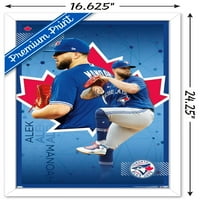 Toronto Blue Jays-Alek Manoah Zidni Poster, 14.725 22.375 Uokviren