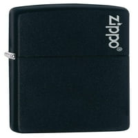 Zippo Classic Crna mat sa džepom logotipa Zippo