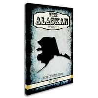 Zaštitni znak Likovne umjetnosti 'Države Brewing Co Alaska' Canvas Art od Lightboxjournal