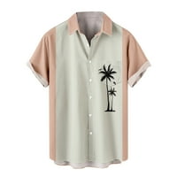 Miluxas Golf Shirt Moisture Wicking Dry Fit Print Performance kratki rukav Polo majice za muškarce Clearance