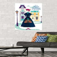 Disney Mary Poppins vraća se - Ilustrovani zidni poster Mary, 22.375 34