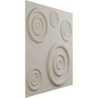 Ekena Millwork 5 8 W 5 8 H Reece Endurawall Dekorativna 3D zidna ploča, ultrakover satenski cvijet bijeli