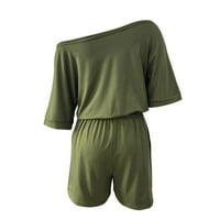 Jyeity ženski šorc klirens $5, jednobojni labavi šorc vojni zeleni šorc za žene trendi Letnja veličina
