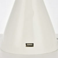 Urbanpro 3.5 W 3000k moderna metalna LED stolna lampa u sjajno bijeloj boji