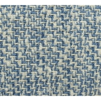 Ragmith plava i bijela ručna tkanina Jastuk za bacanje Norfolk, 16 26