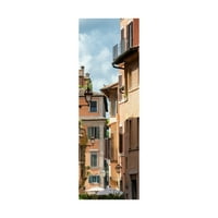 Zaštitni znak likovne umjetnosti 'Dolce Vita Rome Buildings Facade' platno Art Philippe Hugonnard
