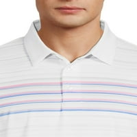 Ben Hogan muške i velike muške performanse kratki rukav sa Blijedećim printom Golf Polo majica, do 5XL