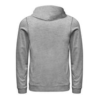 Muški supermen samo jedan heroj rip povlači preko hoodie atletski heather medium