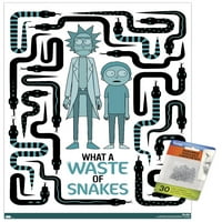 Rick i Morty - Otpad zmije zidni poster, 14.725 22.375