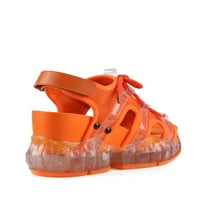 Anthony Wang Chunky Clear Sole skrivene platforme sandale u narančastoj boji