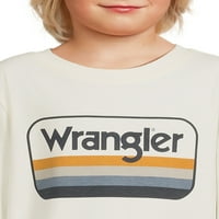 Wrangler Boys Raglan i grafički Tee dugih rukava, 2 pakovanja, veličine 4 - & Husky