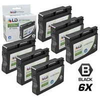 Obnovljene zamjene za CN053an 932XL set crnih patrona za upotrebu u OfficeJet 6100, 6600, 6700, Eprinter i štampači