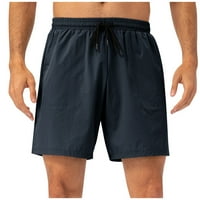 Feternal muške Brzosušeće Ležerne kratke hlače za plažu klasične ljetne kratke hlače s vezicama s elastičnim
