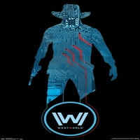 Westworld - Crni zidni poster, 14.725 22.375
