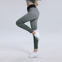 FVWitlyh joga hlače za žene plus veličine casual visoke trke gradijentne šivanje joge tamki vitke ženske