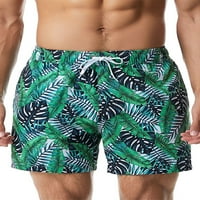 Lumento muške hlače za daske vezice kupaći kostim ostavlja Print hlače na plaži muške hlače za brzo sušenje
