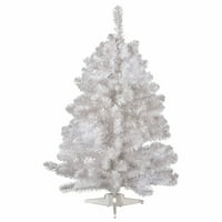 Vickerman 3 'Crystal Bijela smreka umjetna božićna drvca, ulin - FAU smreka božićno drvce - sezonski unutarnji kućni dekor