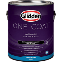 Glidden one Coat Vanjska boja i prajmer, Bedford Brown narandžasta, galon, polu-sjaj