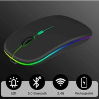 2.4GHz i Bluetooth miš, punjivi bežični miš za TCL NXT papir Bluetooth bežični miš za laptop MAC računarsku