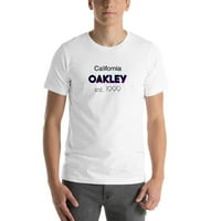 Tri boja Oakley California kratki rukav pamučna majica majica u nedefiniranim poklonima