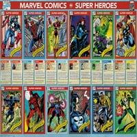 Marvel Comics - Marvel 80. godišnjica - CARDS zidni poster, 14.725 22.375