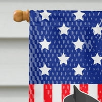 Carolines blaga bb8428chf Švedska lapphund američka zastava platnene kuće Veličina kuće velika, višebojna