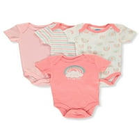 Bon Bebe Baby Girls 'Bodysuits - Fuchsia Multi, - mjeseci