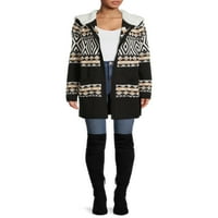 Nema granica Juniors Fau Sherpa Hoodie Cardigan