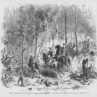 2. punjenje Fremont-ov tjelohranitelj naplaćuje muškarce pod Zagonijevom vožnju 2, konfederates poster Print Frank Leslie