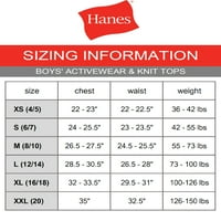 Hanes Boys Comfortsoft majica s dugim rukavima, veličine 4-18