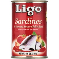 LIGO sardine u paradajz sosu sa dodatkom čilija, 5. oz