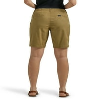 Lee ženske kratke hlače Midrise 9 Chino, veličine 0-18