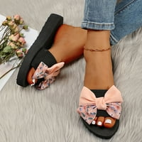Youmylove papuče Žene Ljeto Ležerne prilike sandale za ukrašavanje luka Otvoreno papuče na prstima Casual Cipele Bohemijske udobne stilskih cipela Dame Footwear