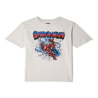 Spider-Man Boys Airbrush Spidey - majica kratkih rukava, veličina 4-18