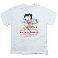 Betty Boop-Plaža Betty-Omladinska Košulja Kratkih Rukava-X-Veliki