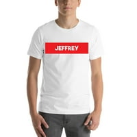 2xl Super crveni blok Jeffrey kratkog rukava majica s kratkim rukavima po nedefiniranim poklonima