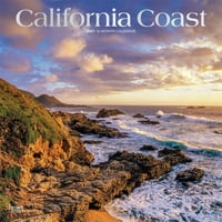 Browtrout izdavači mjesečni kvadratni zidni kalendar Kalifornijski obala
