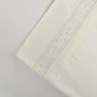 Superiorna lagana težina i super mekano brušeno mikrofiber, jastučnica otporna na bora s regalskom vezom