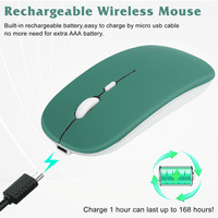 2.4 GHz i Bluetooth punjivi miš za Lenovo Tab Bluetooth bežični miš dizajniran za Laptop Mac iPad pro