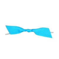 Papir grosgrain twist kravata lukovima, tirkizno plava, u 100 paketa