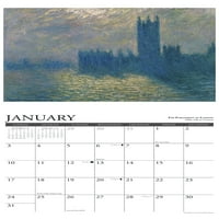 Willow Creek Press Monet zidni kalendar