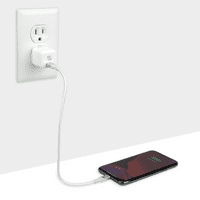 Scosche HPDC8MWT-SP PowerVolt 18W Mini Cube USB-C brz punjač - bijeli