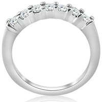 Pompeii 1 2ct Diamond Wedding Ring 14k bijelo zlato