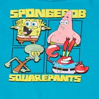 SpongeBob Squarepants Boys Grafička majica, Hoodie & Joggers, trodijelni set, veličine 4-20