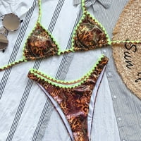 Aayomet vrhovi kupaćih kostima za žene set odjeće za plažu kupaći kostimi kupaći Bikini dvodijelni modni