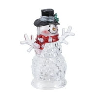 Kreativni snjegović akrilni svjetlosni ukrasni ukrasi Božićne scene