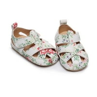 Slatke sandale za bijelu boju bijele boje za dude za bebe cipele