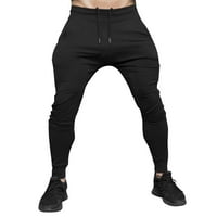 Ležerni jogeri za muškarce Casual Hlants Sportske hlače Fitness hlače Ravne tanke casual pantalone Brzo
