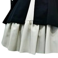 Auroralna Haljina Za Noć Vještica Plus Size Moda Za Žene Vintage Gotic Court Collar Patchwork Princeza